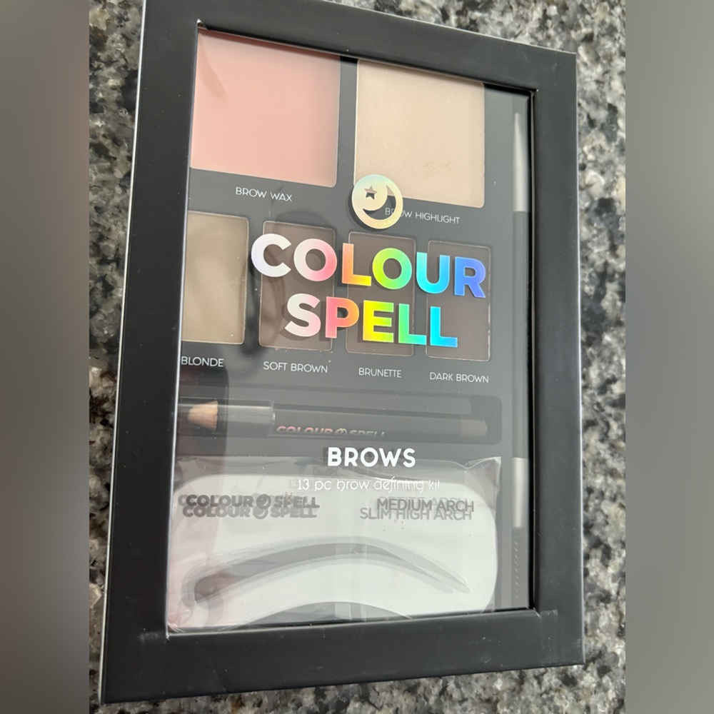 New in box- Colour Spell 13 piece brow set by Profusion Cosmetics